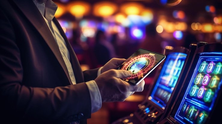 Pengguna mobile menelusuri hiburan langsung dengan menu jelas